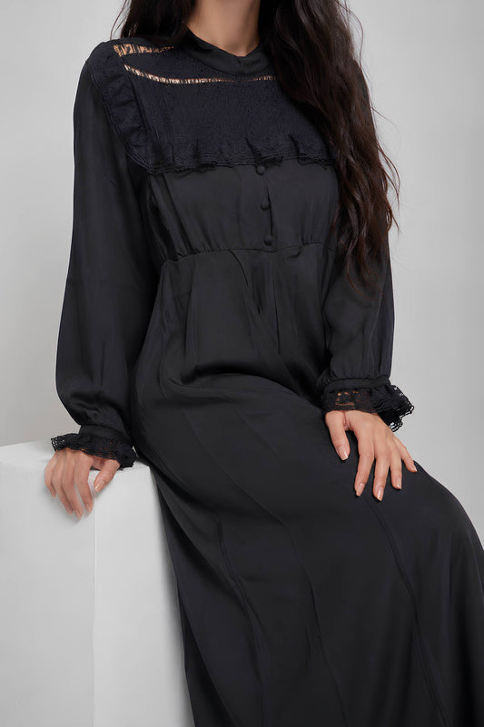 Midnight Lace Prairie Dress